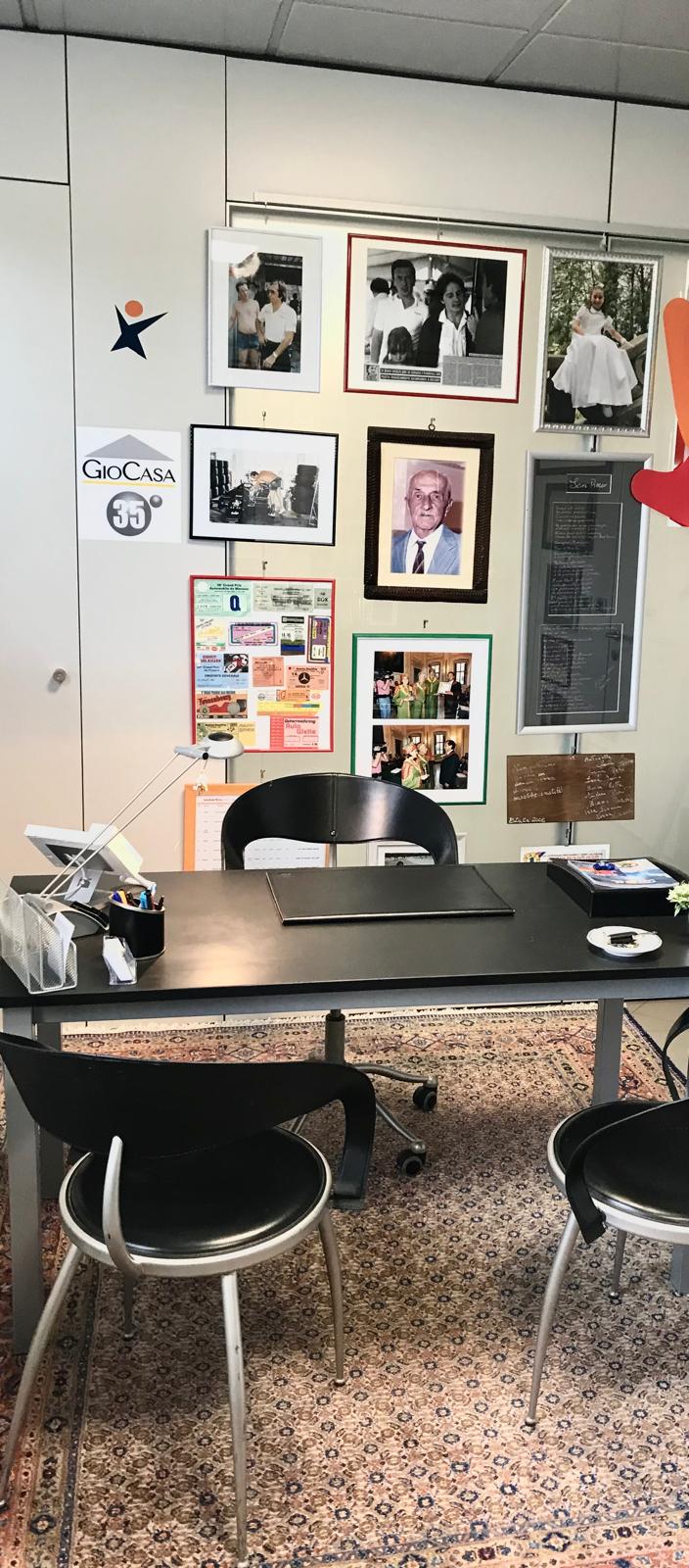 Ufficio storico GioCasa con memorabilia